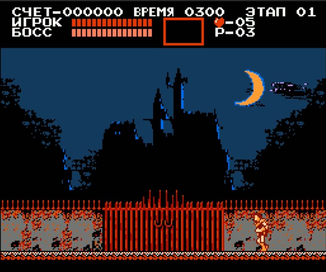 Castlevania - геймплей игры Dendy\NES